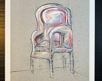 Friday Chair - Original Abstract Art