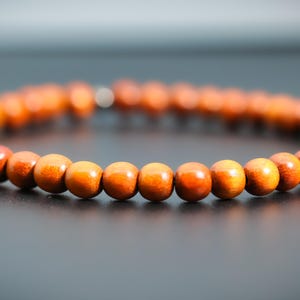 Natural Redwood Bead Handmade Bracelet - 5% of Sales to &quot;Save the Redwoods&quot;