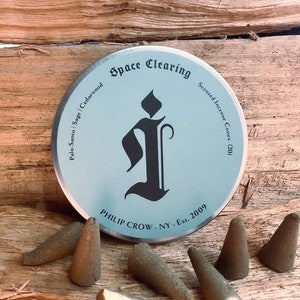 Space Clearing -Smudge-  Incense Cones -  Palo Santo - Sage - Cedarwood - Original Blend