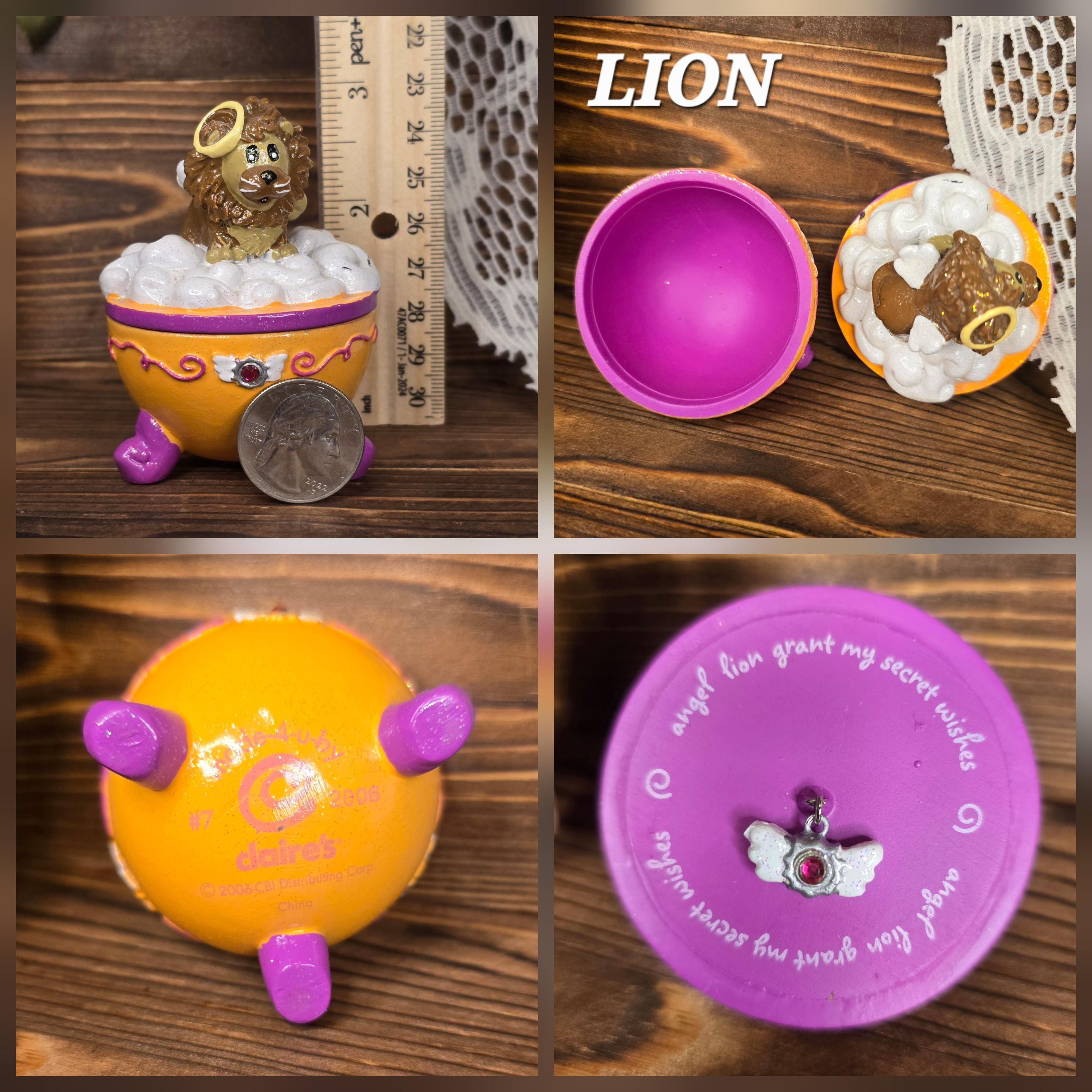 Vintage Claire's Secret Wishes Trinket Box - Lidded Keepsake