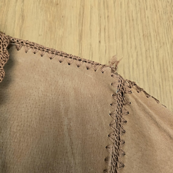 Vintage Carducci Suede Patchwork Jacket with Croc… - image 12