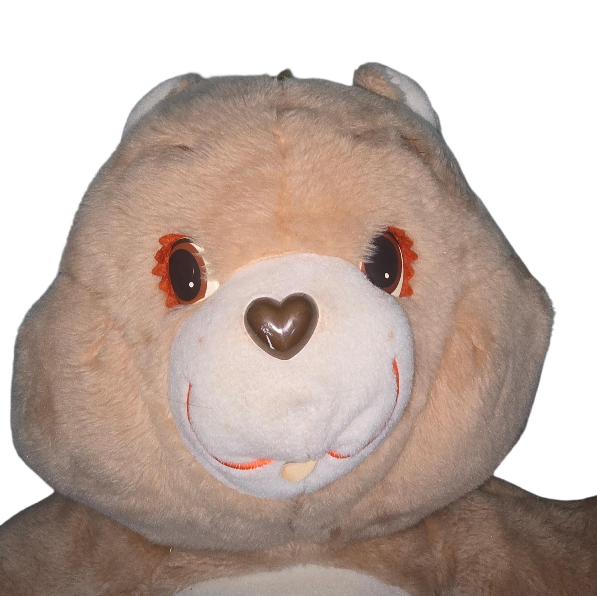 Peluche BISOUNOURS care Bears GROSBISOU TENDENHEART bear Vintage 17 cm 80's 1983