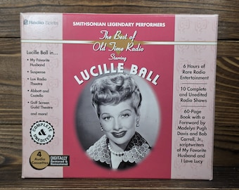 Vintage Lucille Ball Old Time Radio Cassette Tape Box Set with Booklet