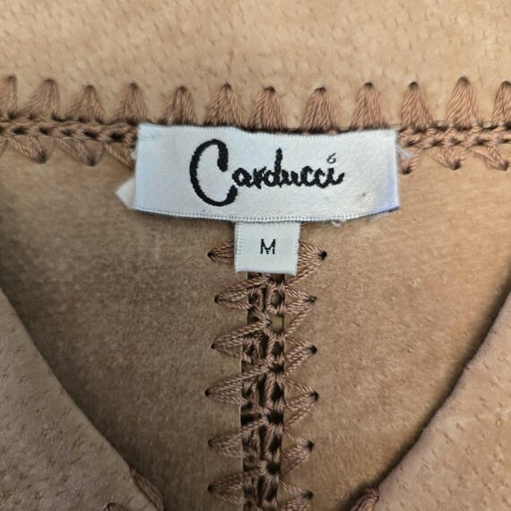 Vintage Carducci Suede Patchwork Jacket with Croc… - image 5