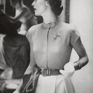549 Buckle Neck Jumper Vintage Knitting Pattern