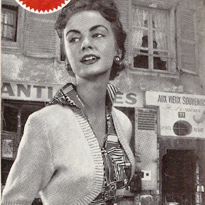 Bolero (long & short sleeve) Vintage Knitting Pattern 492
