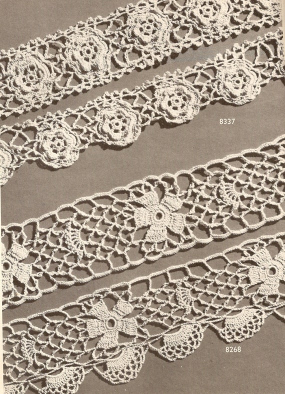 1946 Irish Beauties Edgings Vintage Crochet Pattern 280