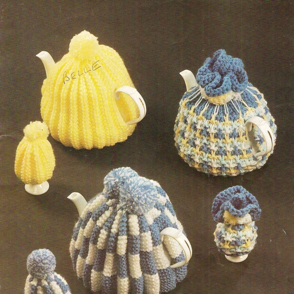 Copley Tea & Egg Cosies Vintage Knitting Pattern 433