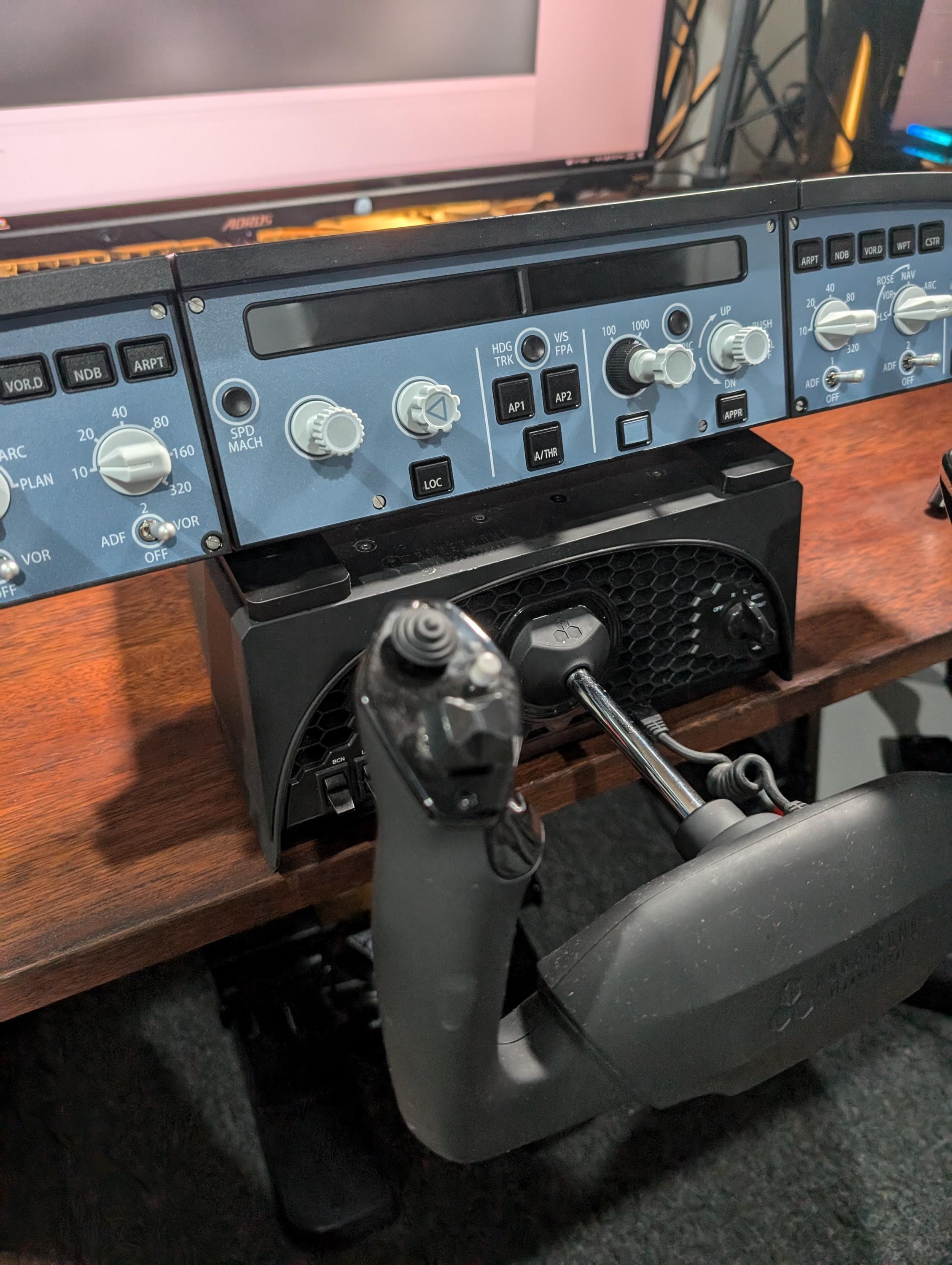 Winwing / WINCTRL Airbus A320 FCU Unit 1 & EFIS Stand for