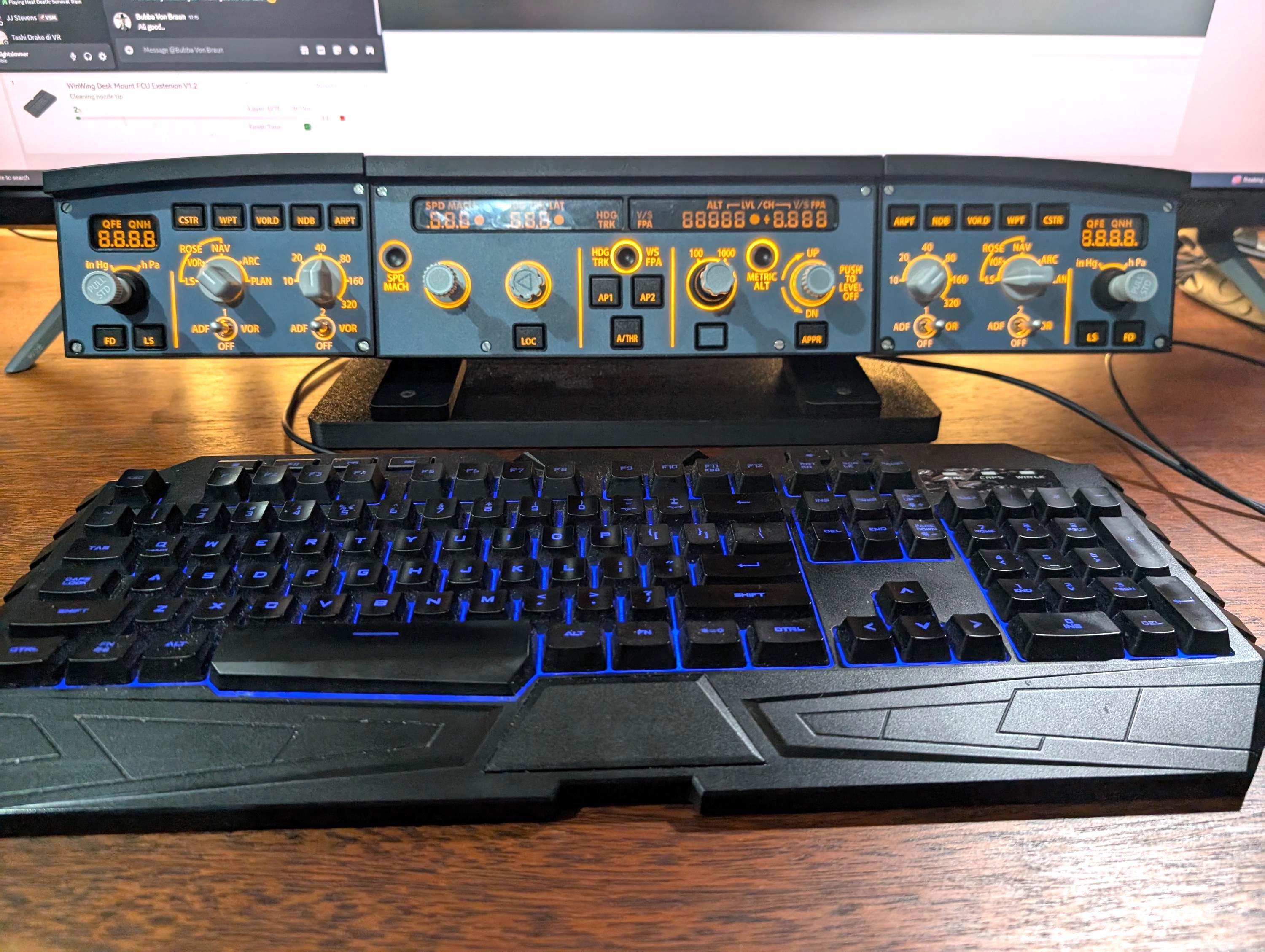WINCTRL / Winwing Airbus A320 FCU & EFIS Desk Stand - Etsy