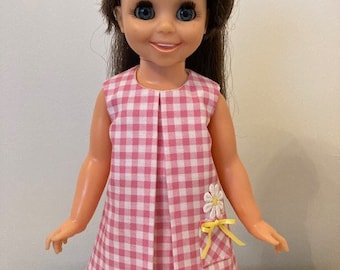 A sweet gingham summer playdress for Velvet and Mia!           #284pink