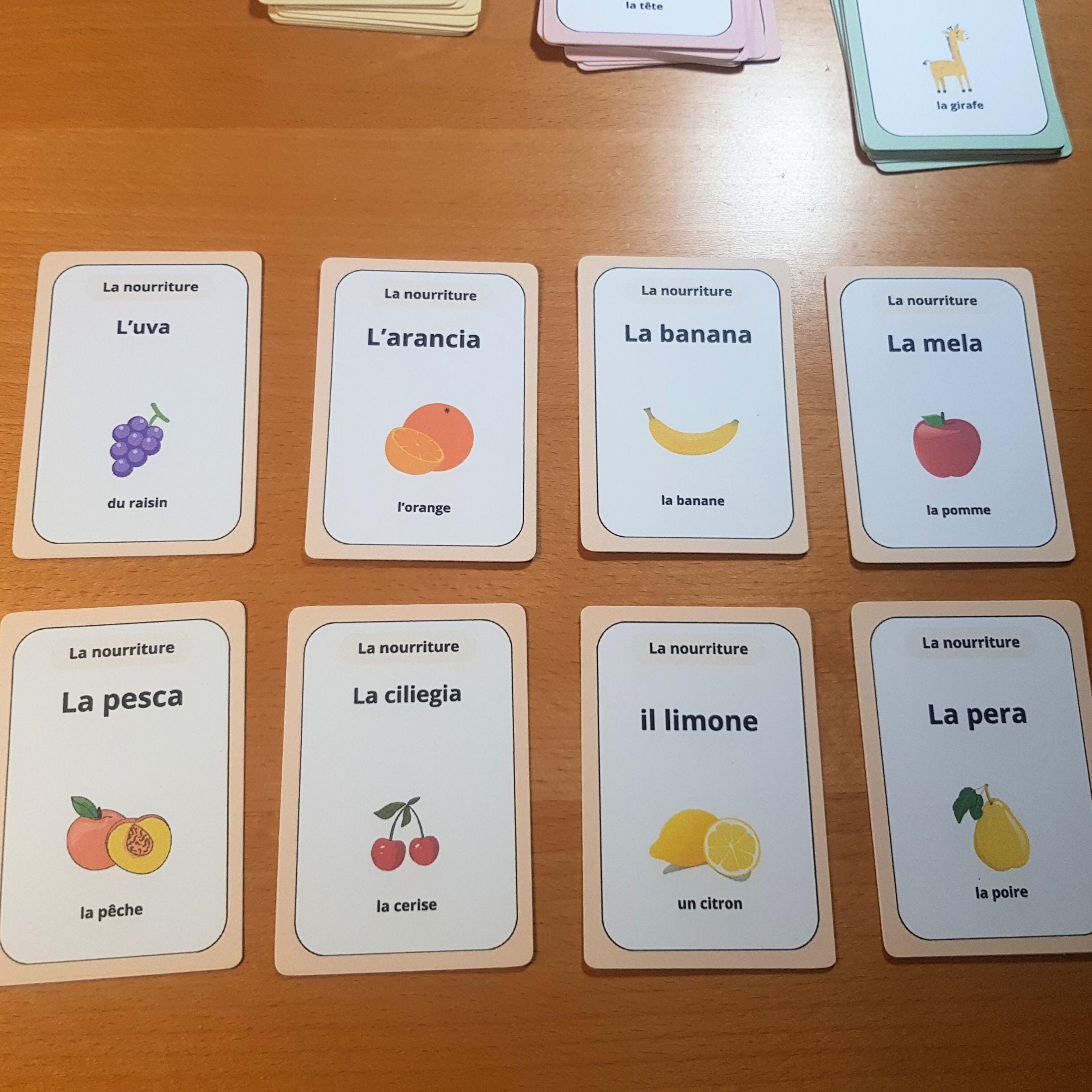 200 Italian Vocabulary Flashcards – Learn Italian Easily! - Etsy Australia