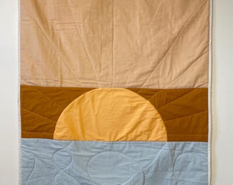 Quilt oceaanzonsondergang