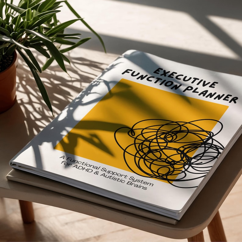 Executive Function Planner for ADHD & Autism | Dysfunction Workbook ...