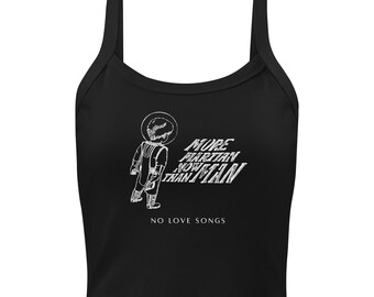 MMNTM Women’s micro-rib tank top - Black