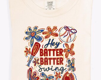 Comfort Colors Baseball Shirt Baseball Tee Shirt Baseball Mothers Day Gifts Baseball Gameday Tee Baseball Moms Shirts For Women Floral Tee