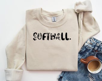 Softball Sweatshirt Play Ball Sweatshirt Softball Mama Sweater Softball Fan Shirt Game Day Shirt Softball Game Shirt Softball Trendy Gift