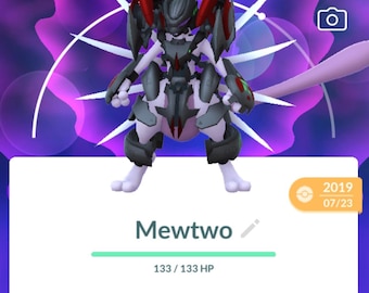 Gepanzertes Mewtu (Pokémon Go) One Million Dust Trade Oder Einschreiben