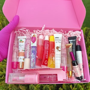 Das ultimative Luxe-Lippenpflege-Paket|All-in-One-Lippenutensilien/Leichte Lippentönung/Weichmachende Lippenmaske/Natürliche Lippenbehandlungsöle/Lip Plump