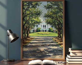 Masters Golf Wall Art | Golf Course Wall Art Print | Golf Wall Print | Digital Download | Augusta National Wall Decor | Printable Wall Art