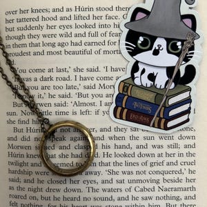 Kawaii Cat theme Bookmarks - Cute Cat Illustration - Unique Cat Lover's Gift - Cute Kawaii Stationery - Bookmark