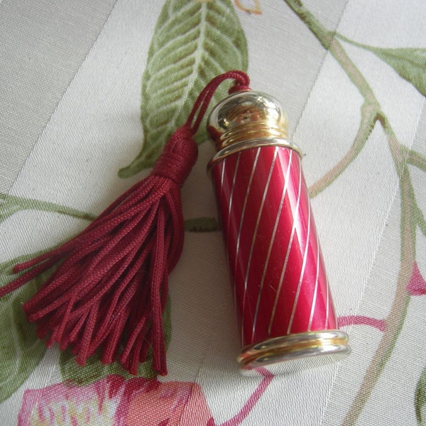 Enamel Purse Size Perfume Bottle with Applicator