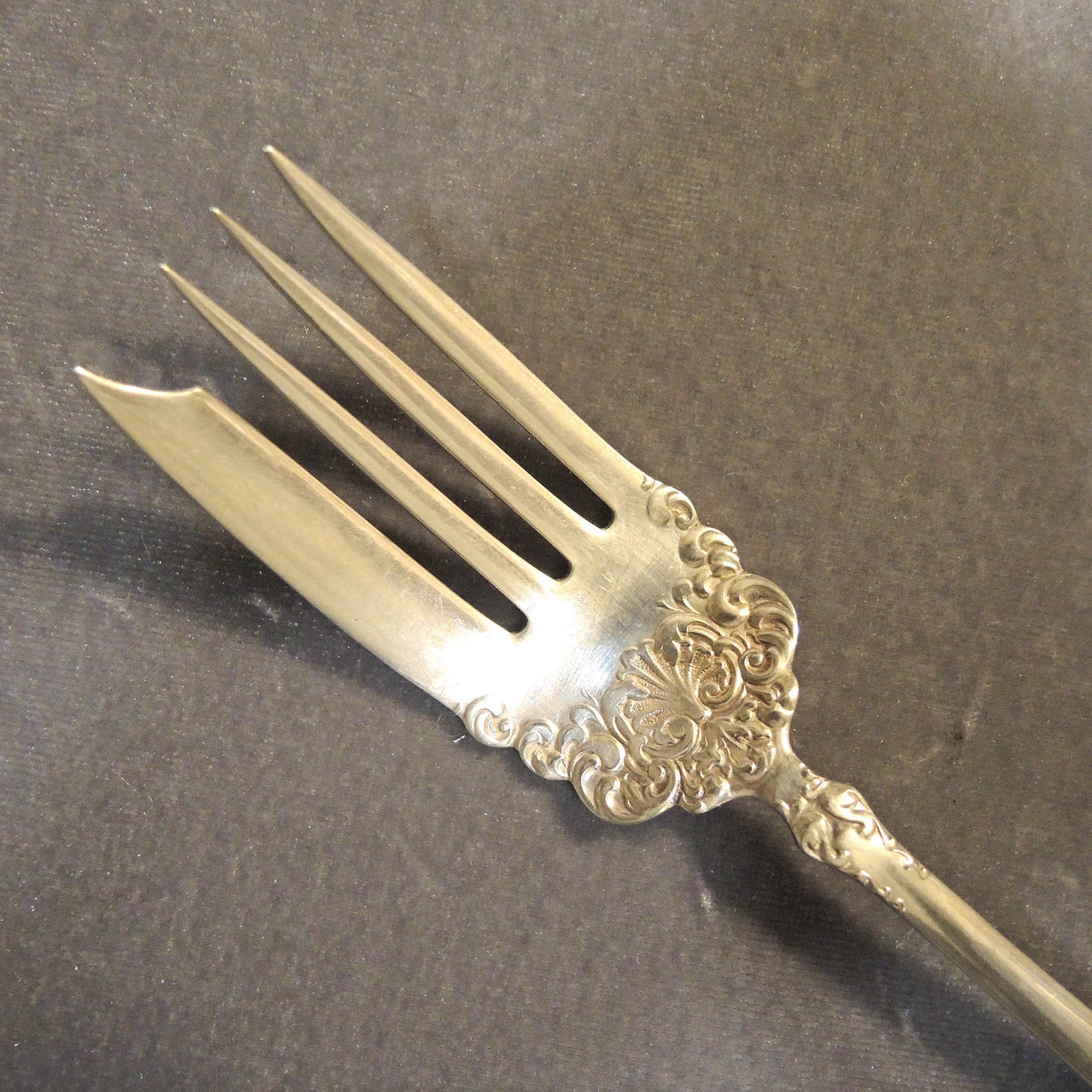 Vintage Masonic Fork Simeon & Rogers Co Serving Fork Etsy