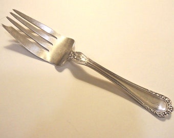Gorham Electro Plated Serving Fork, Anchor Mark, Pat. Date 1896, Winthrop Place, Monogrammed S
