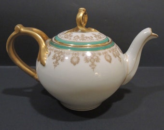 Lovely Small 2 Cup Tea Pot, Marked L. Bernardaud & Co., Limoges, France 1890's