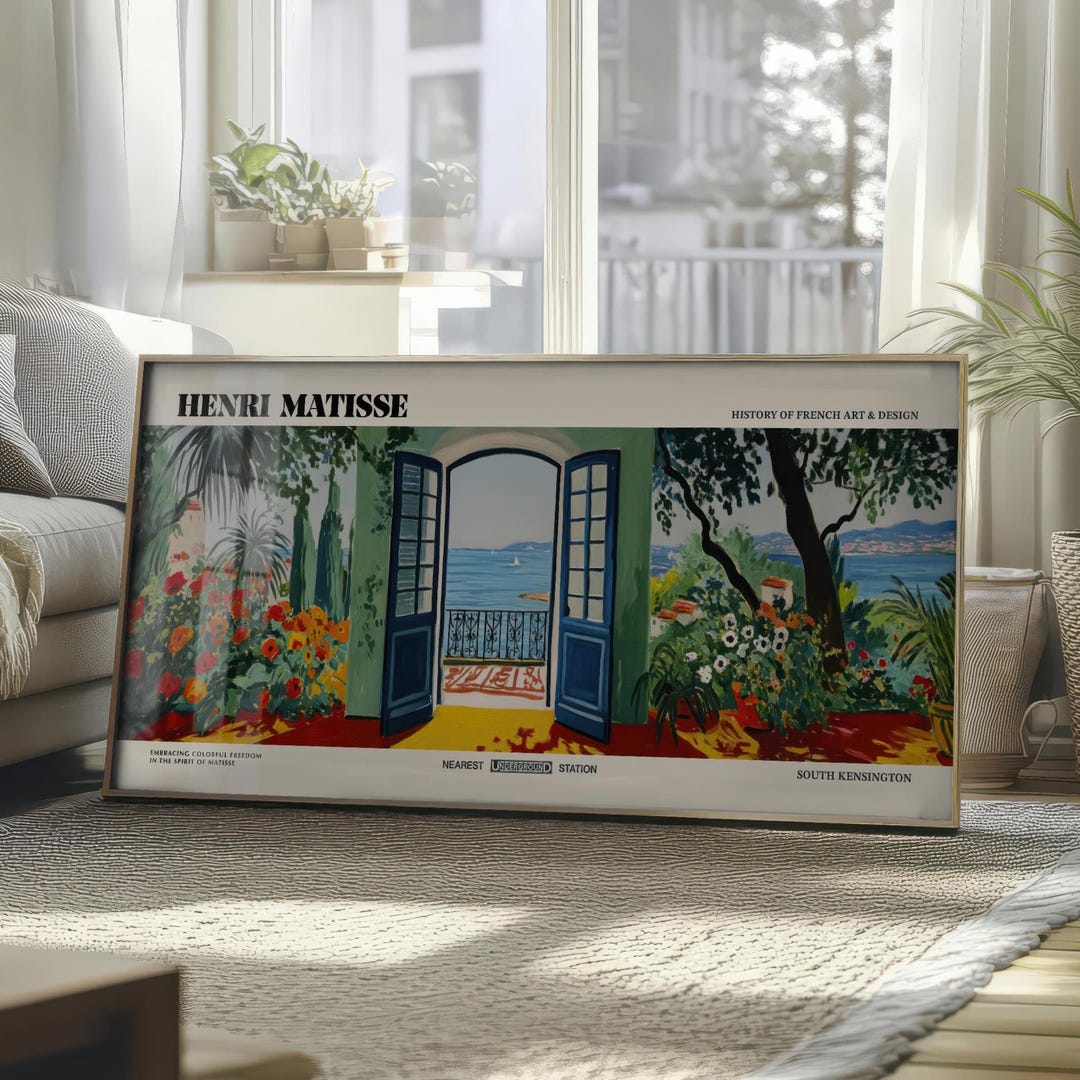 Henri Matisse Framed Poster #19, Panoramic Wallart, Exhibition Gallery ...