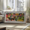 Garden Flowers of YAYOI KUSAMA #15, Panoramic Wallart Print, Japandi Landscape as Yayoi Kusama Art, Japanese Gallery Wall Art, Wide Poster product logo