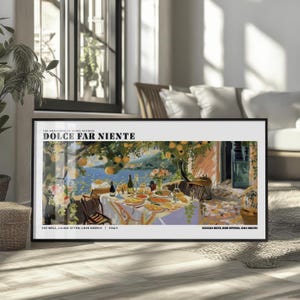dolce far niente, pasta lover art, la dolce vita, wine and pasta art, italian language, amalfi coast print, positano italy, coastal window art, dolce far niente, dolce far niente art, dolce far niente print, dolce far niente art print, dolce far niente poster, poster dolce far niente, dolce far niente wall art, la dolce far niente, dolce far niente wall print, Mediterranean Window View Printable Art, Coastal Lemon Tree Wall Decor, Italian Seaside Landscape, Italy Food Kitchen Wall Art Painting