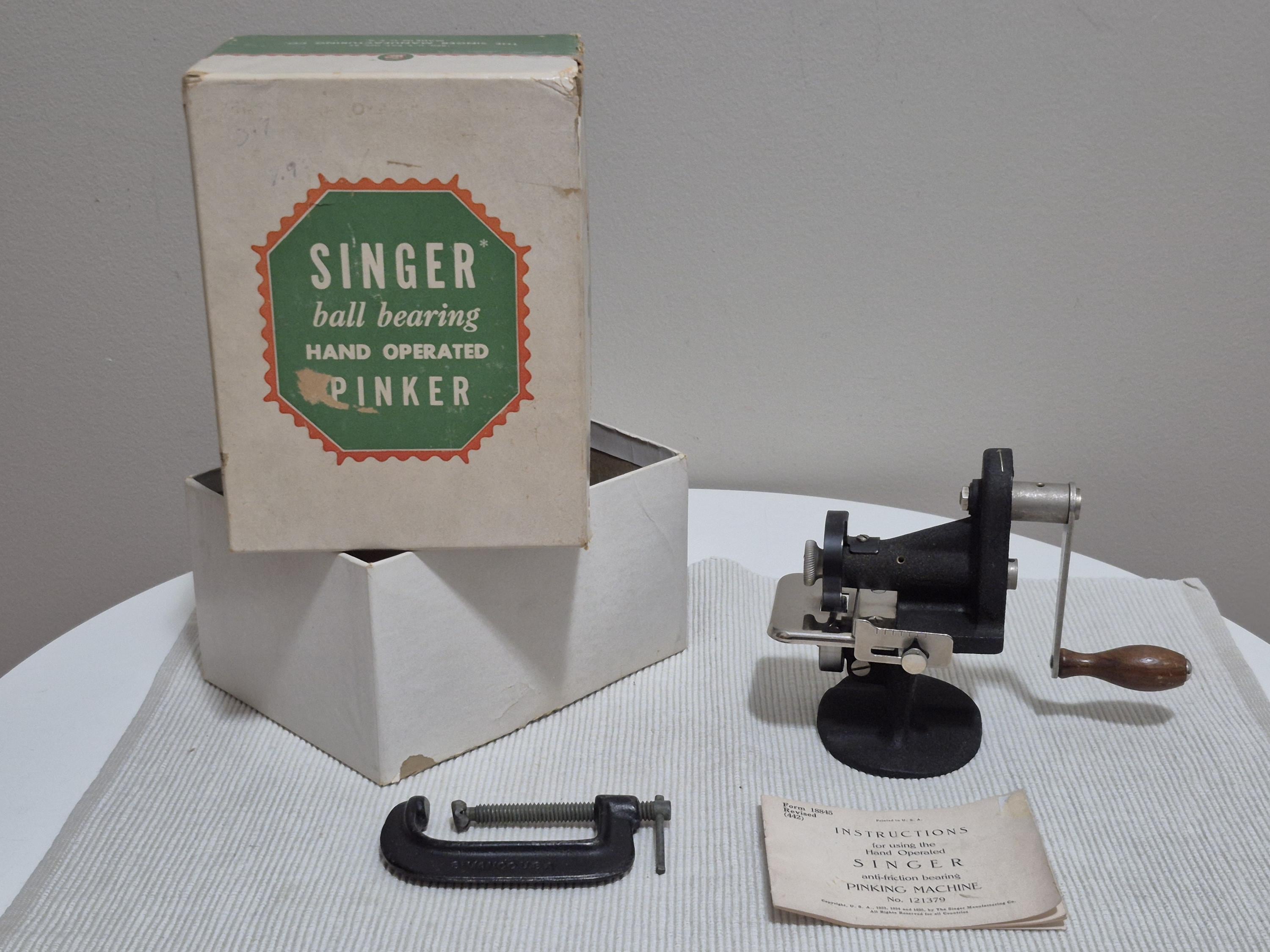 その他 mi Vintage 1930s Singer Ball Bearing Hand Operated Pinker 121379