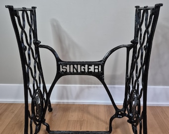 Vintage Singer Treadle Sewing Machine Cast Iron Legs Singer Cast Iron Sides Singer Treadle Sides Vintage Singer Treadle Table Base