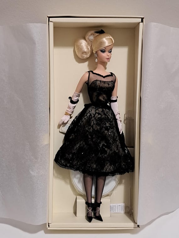 white christmas dresses Barbie After 5 Silkstone Doll – Mattel Creations