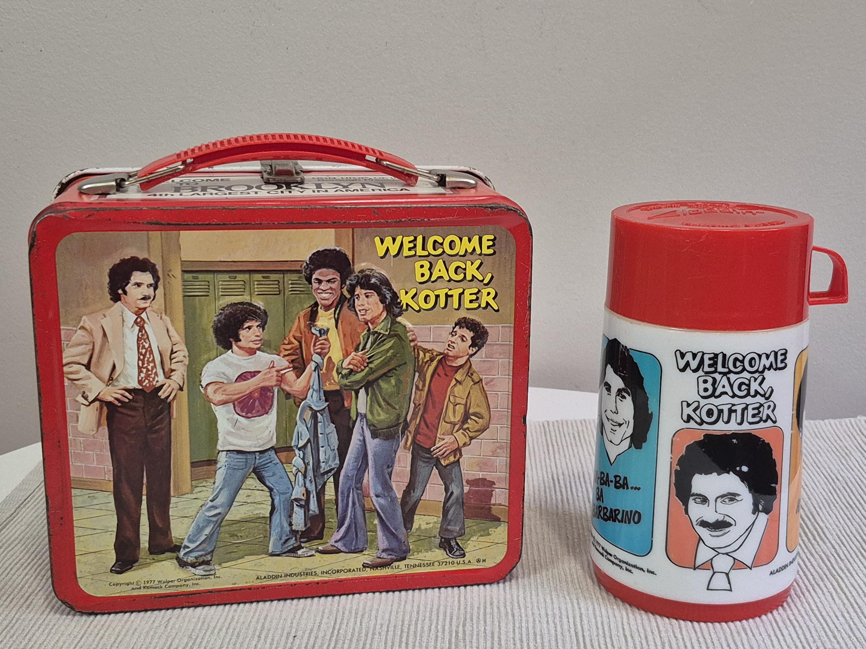 高*郎様 tenderloin ケース Vintage Welcome Back Lotter Lunchbox With Thermos by Aladdin - Etsy