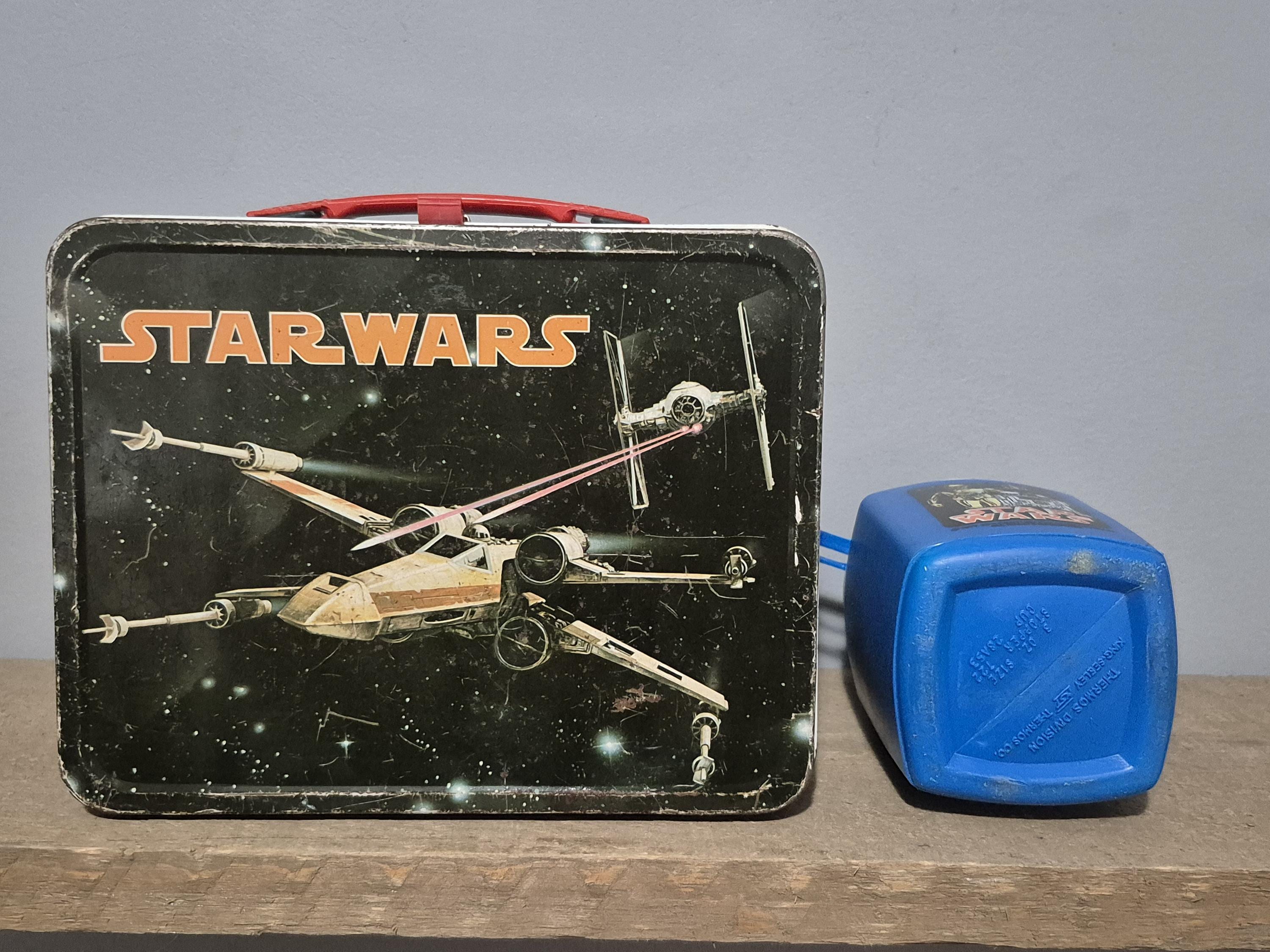Vintage 1977 Star Wars Lunchbox With Thermos - First Edition - Etsy