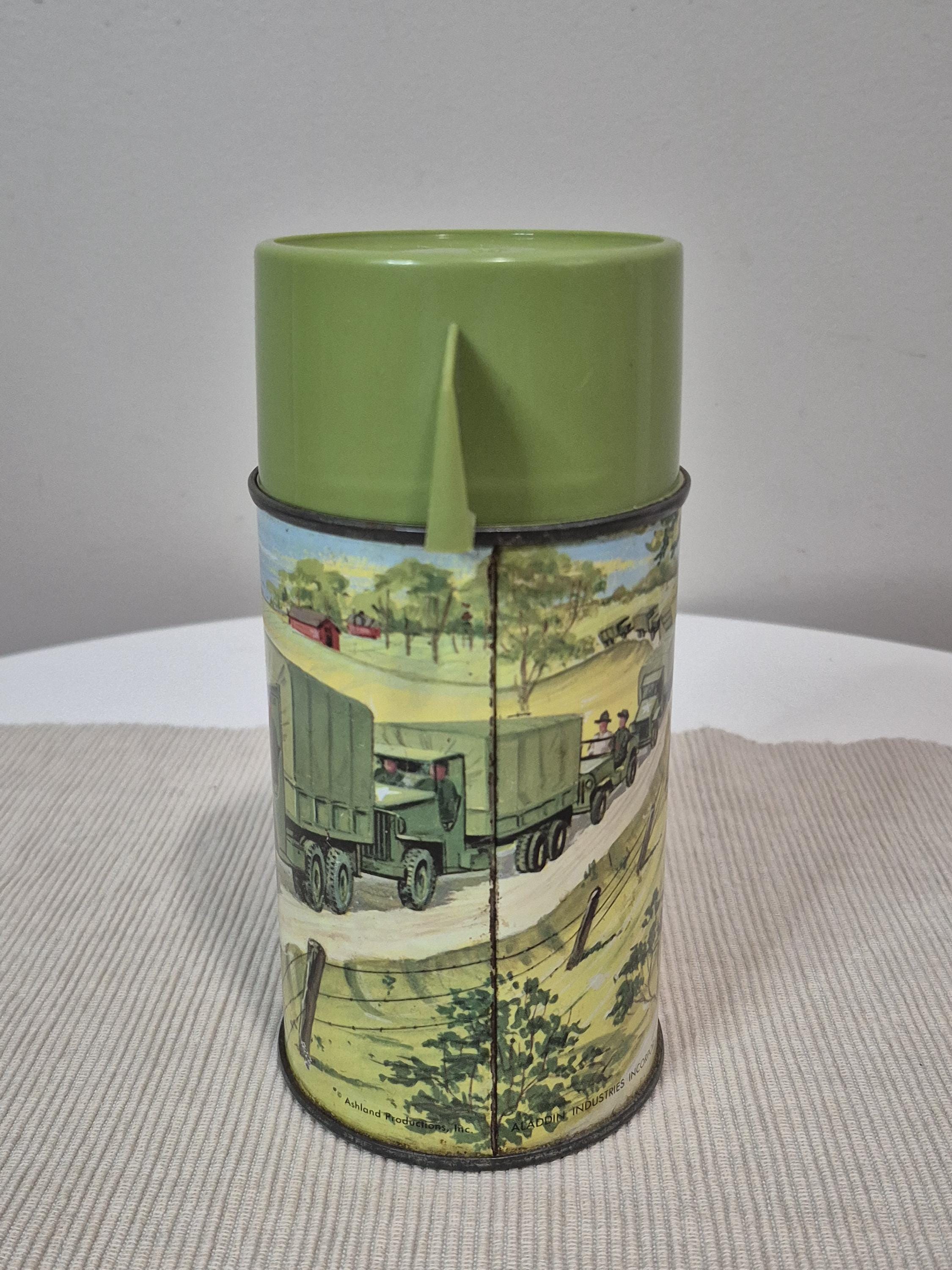 vintage アメリカ軍　ピローケース　40〜70年代　3点セット Vintage 1966 Gomer Pyle Metal Lunchbox With Thermos - Etsy