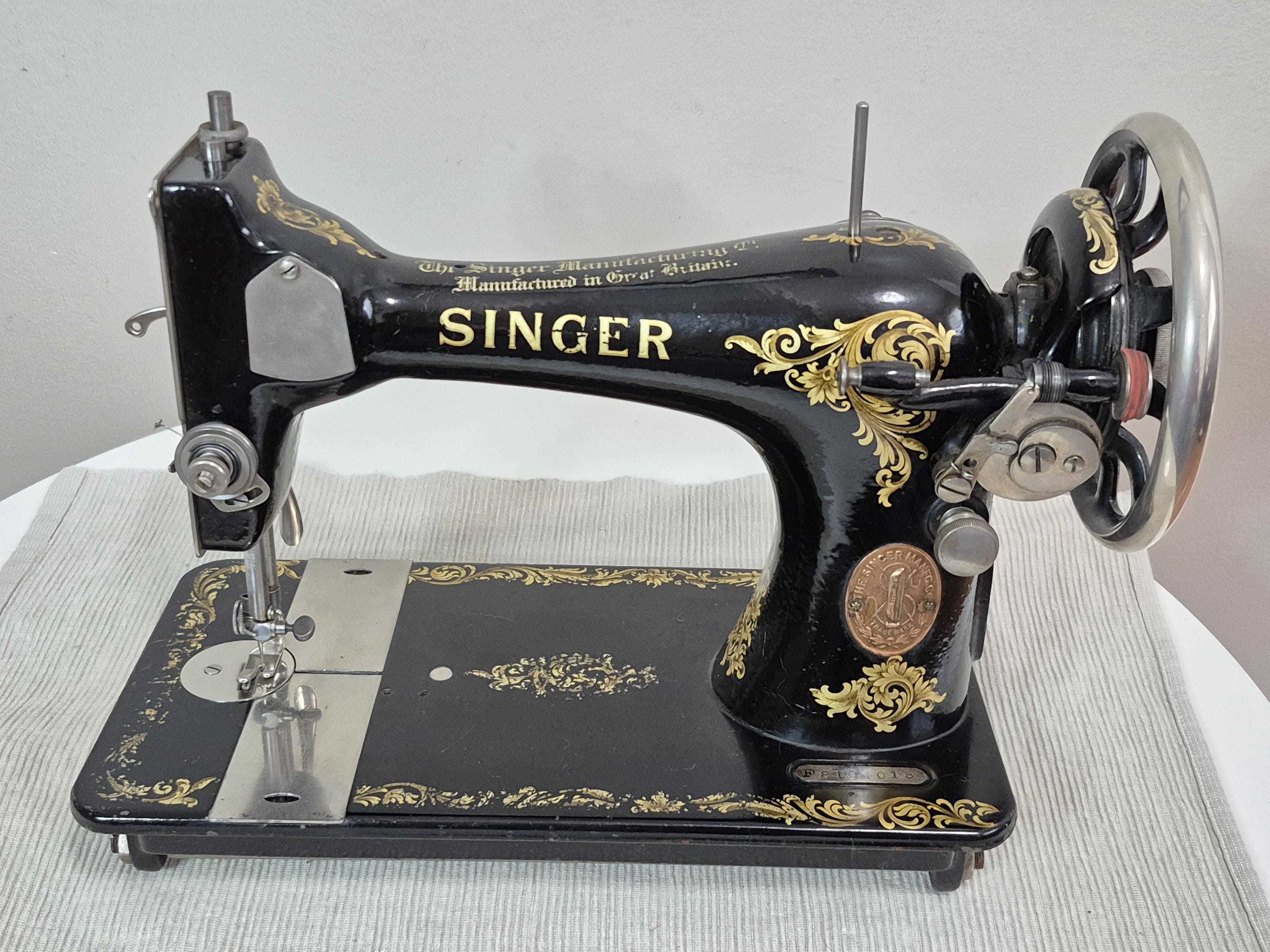 Vintage 1917 Singer 128K Sewing Machine - HEAD ONLY - Etsy
