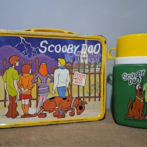 Scooby Doo 1973 Vintage Metall Brotdose & Thermoskanne
