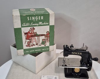 Vintage 1950 Singer Sewhandy 20 WITH Carrying Case AND Key - Etsy
