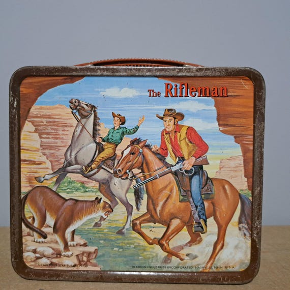 Vintage 1960 the Rifleman Metal Lunchbox (no Thermos) - Etsy
