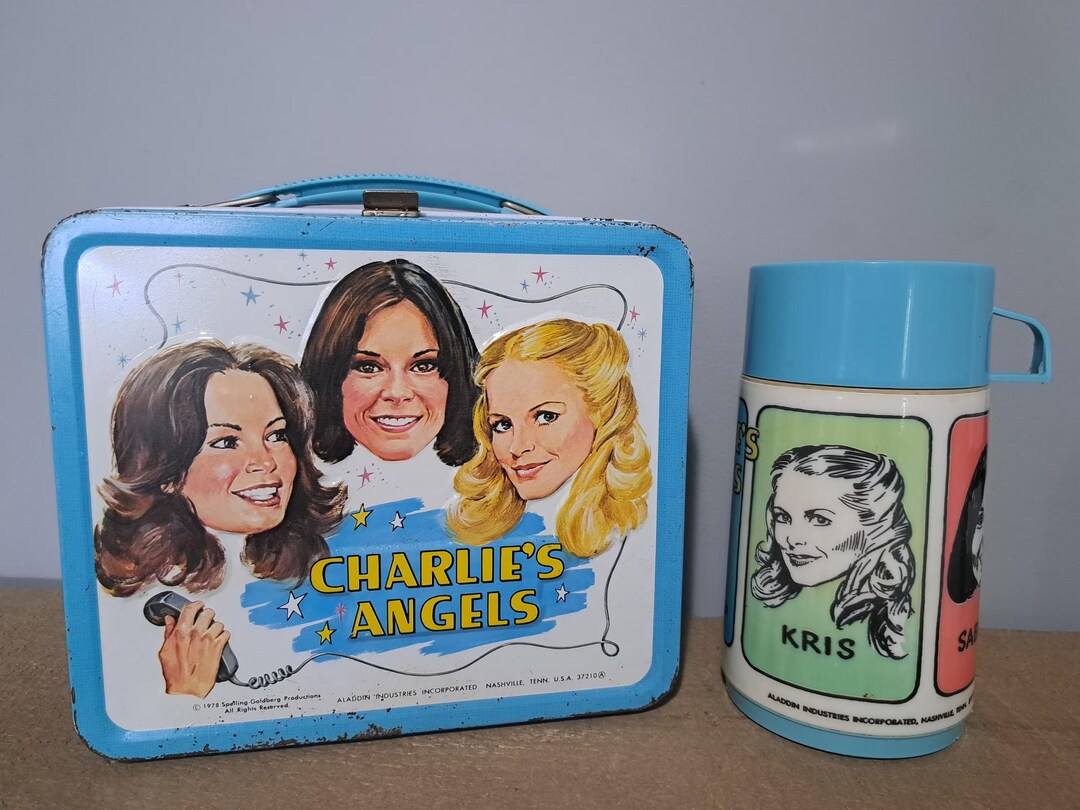 Vintage 1978 Charlie's Angels Metal Lunchbox and Thermos - Etsy