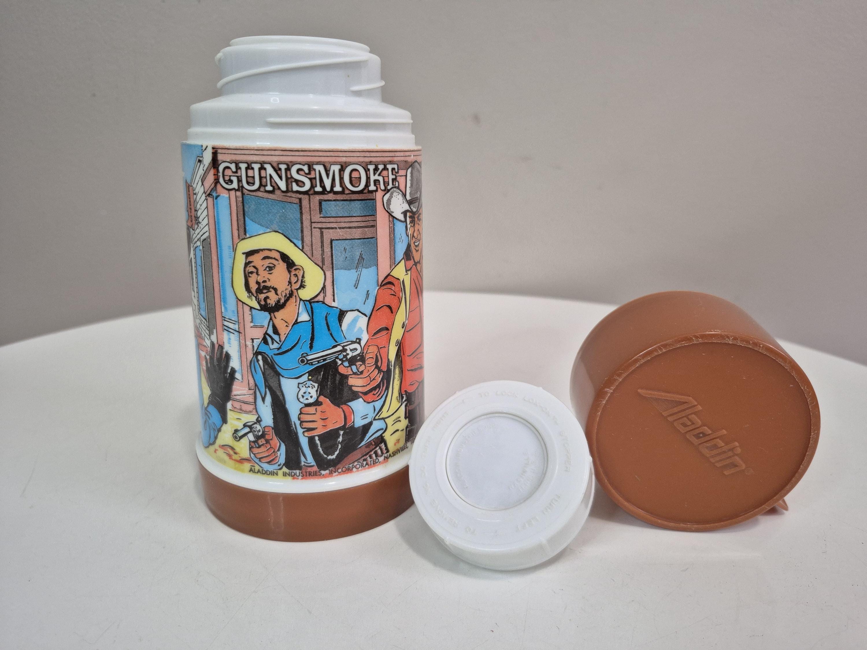 Vintage 1973 Gunsmoke Lunchbox and Thermos Set - Etsy