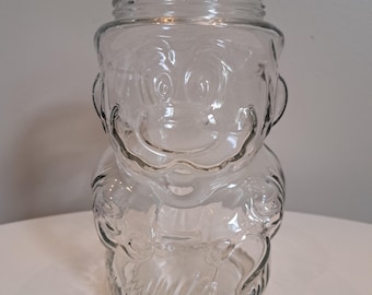 Vintage 1989 Super Mario Cheese Whiz Jar - NO LID