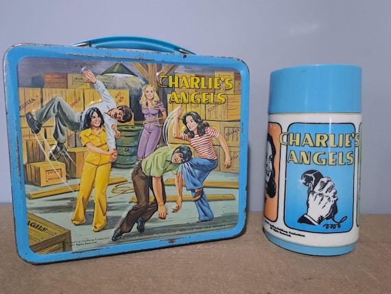 Vintage 1978 Charlie's Angels Metal Lunchbox and Thermos - Etsy