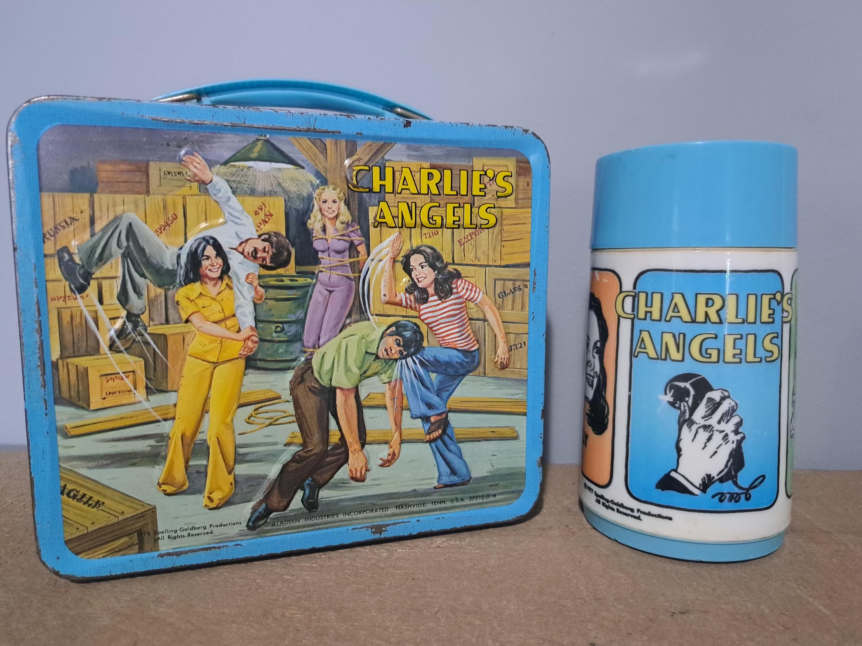 Vintage 1978 Charlie's Angels Metal Lunchbox and Thermos - Etsy