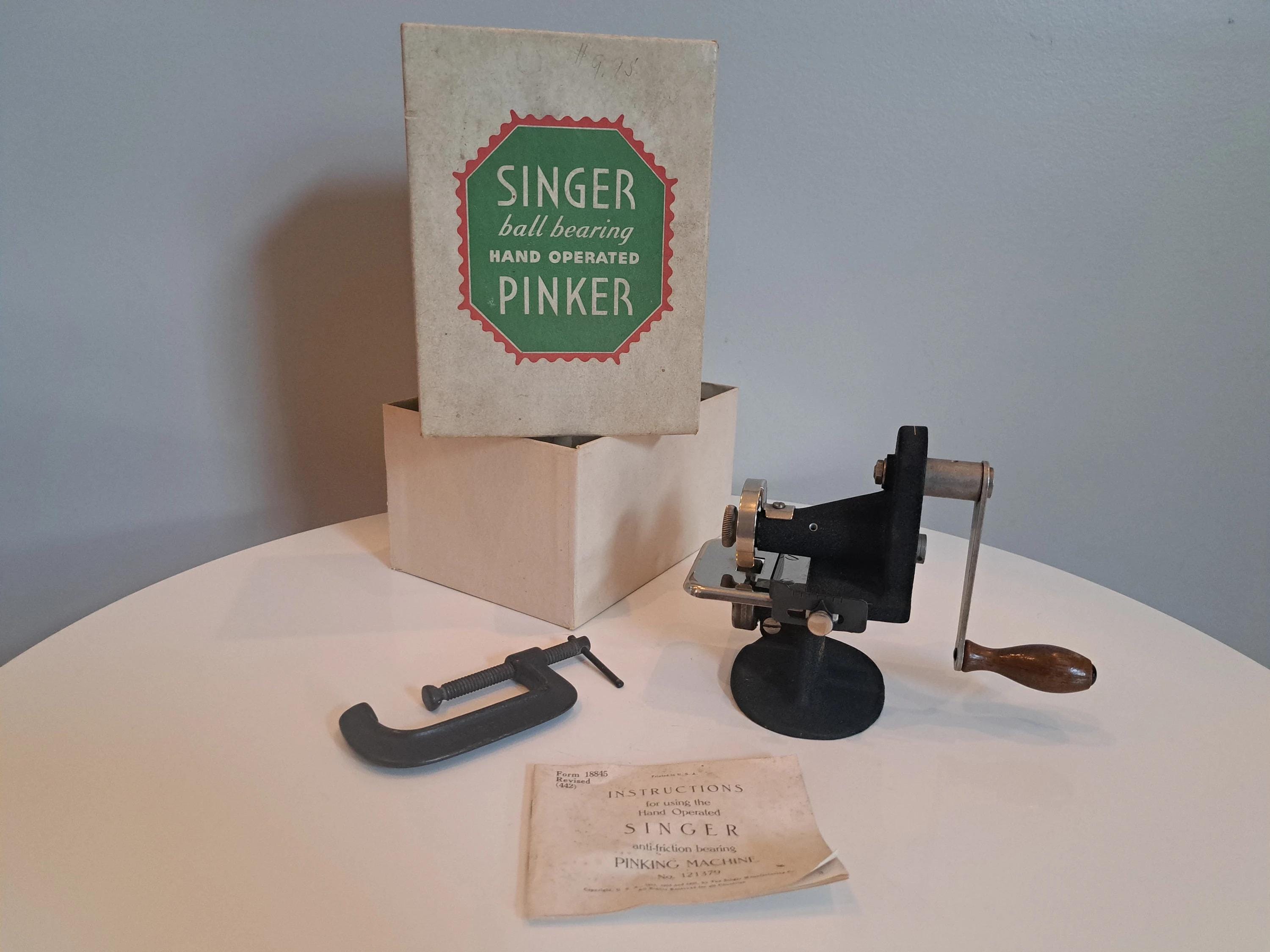 ◆つむぎ◆ Vintage 1930s Singer Ball Bearing Hand Operated Pinker 121379 - Etsy