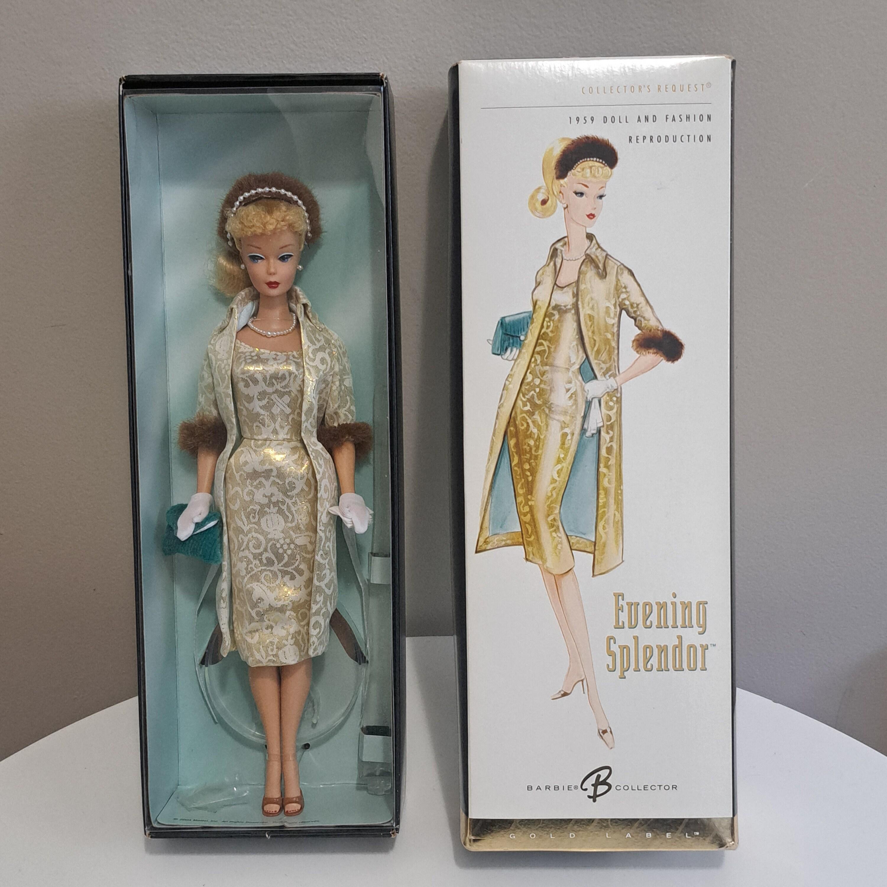 ♛Barbie✴︎Evening Splendor✴︎新品未取出し✴︎ Barbie Doll Evening Splendor Gold Label facsimile edition