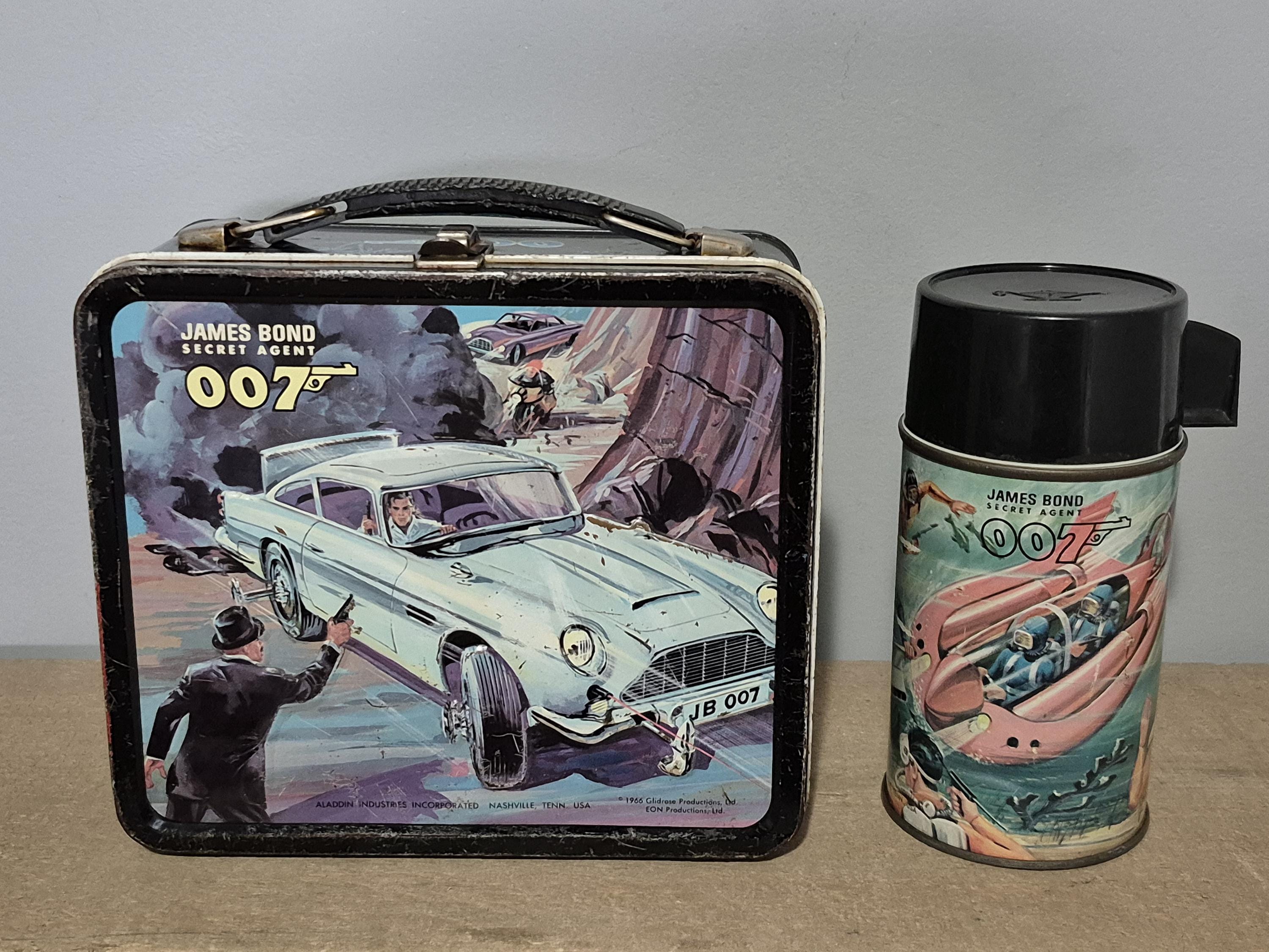 Vintage James Bond 007 Metal Lunchbox WITH Thermos - Etsy